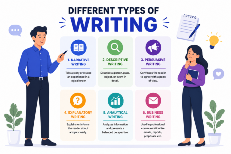 different types of writing