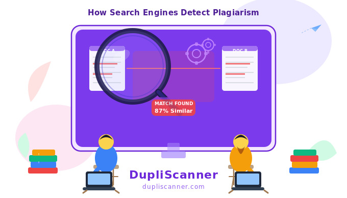 how search engines detect plagiarism