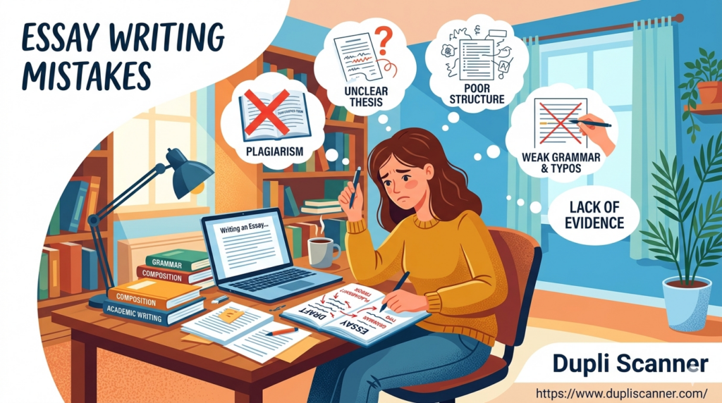 essay writing mistakes