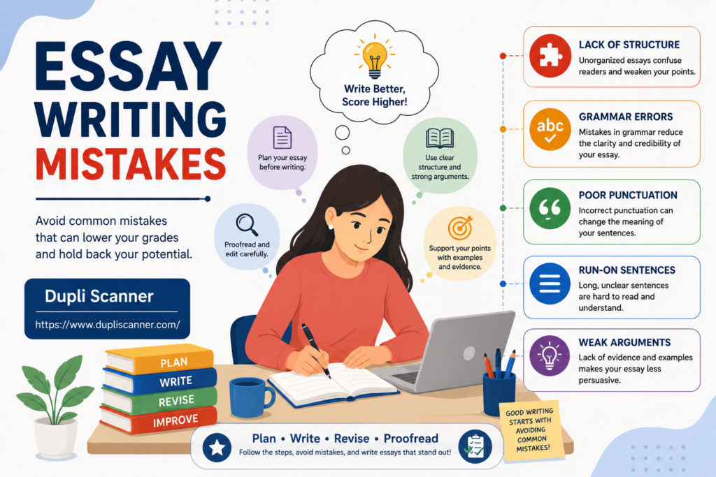essay writing mistakes